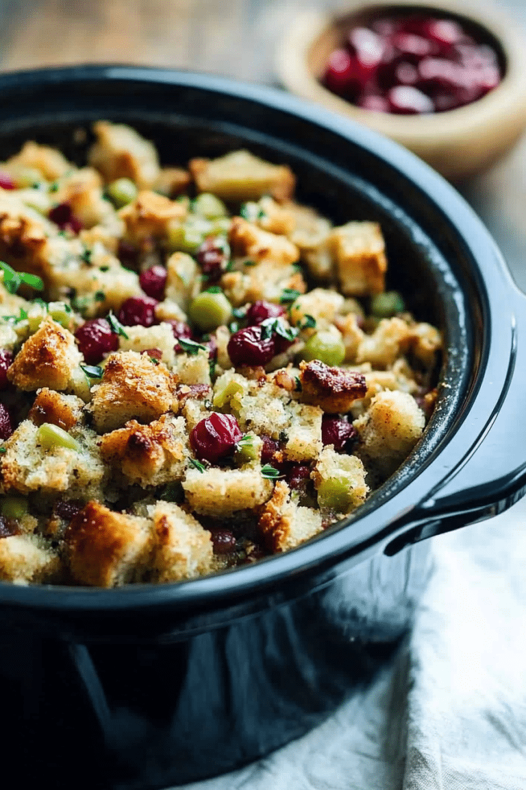 slow cooker stuffing