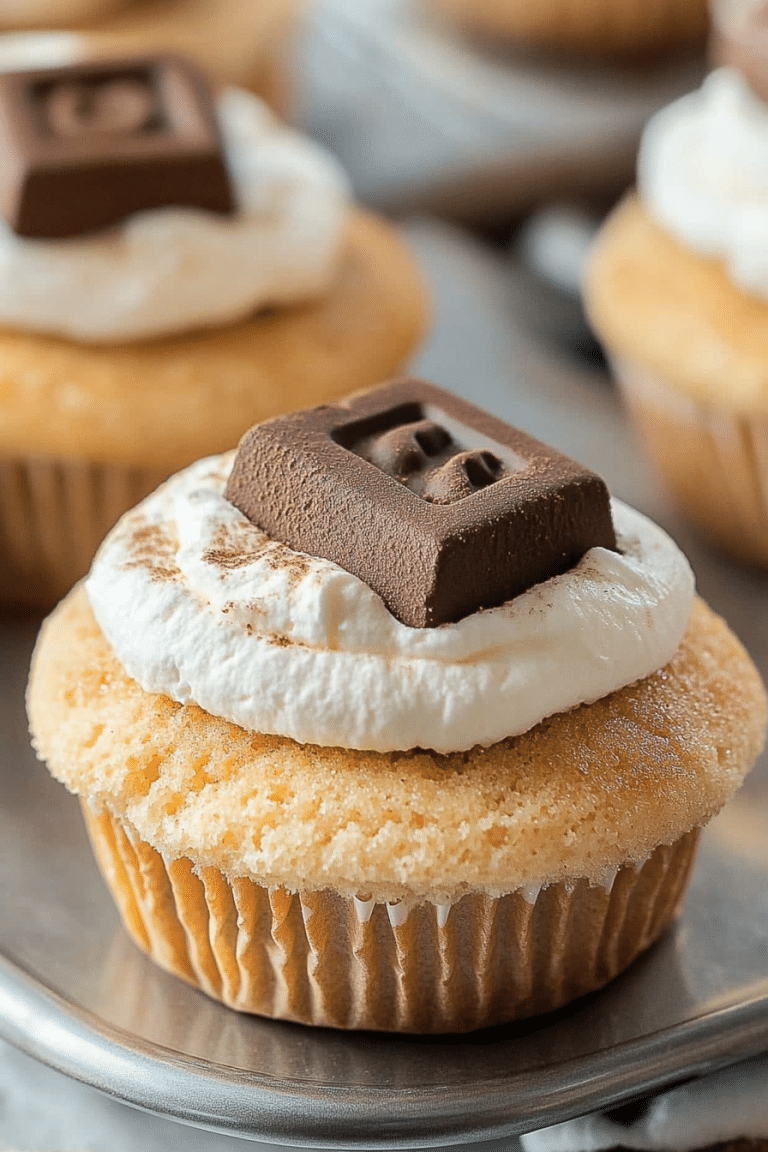 smores cupcakes dessert