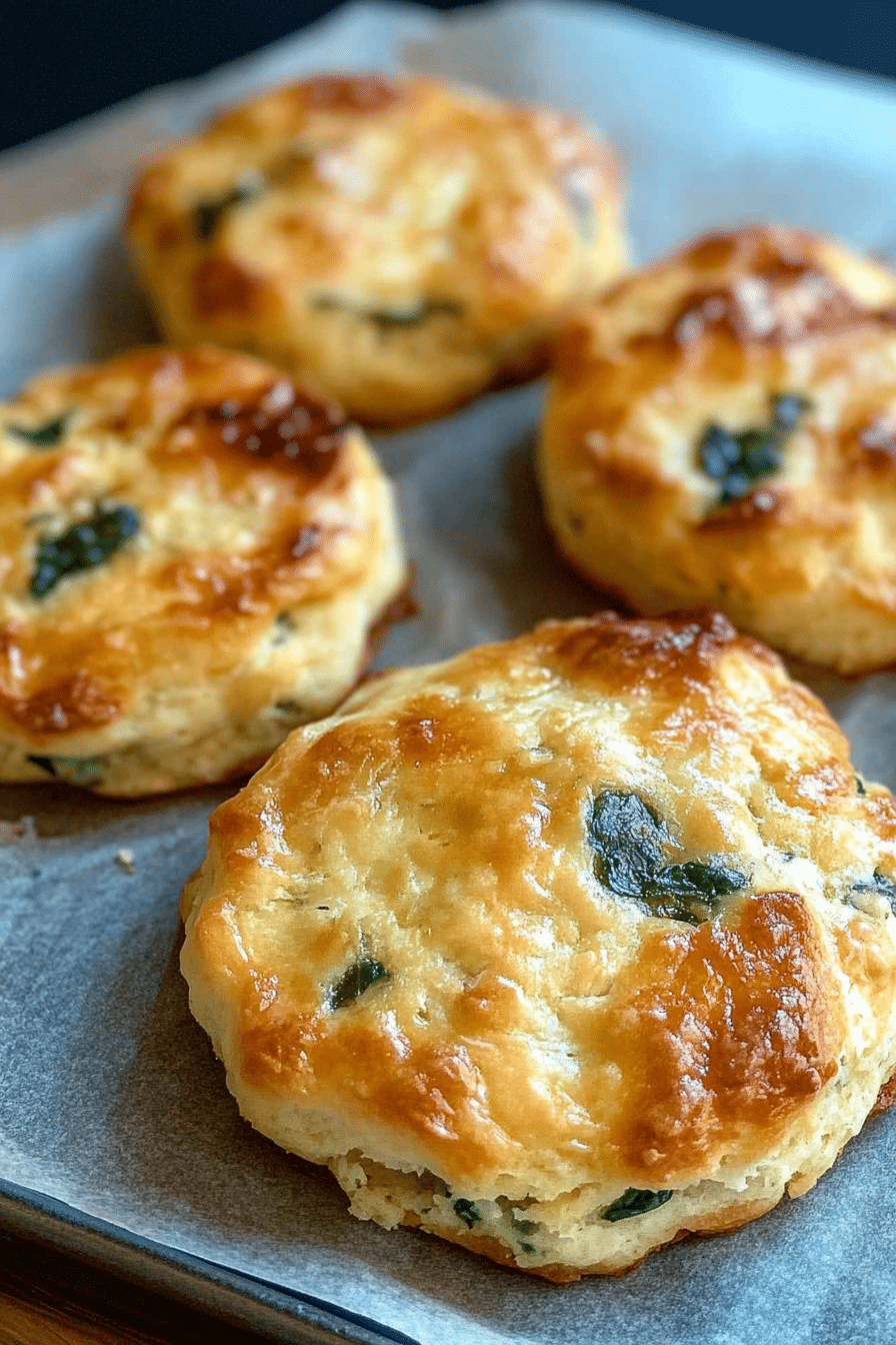 sun dried tomato spinach biscuits