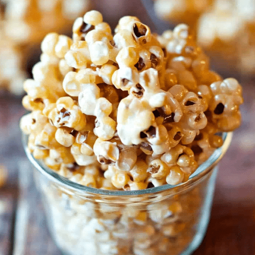 vanilla cake batter caramel corn