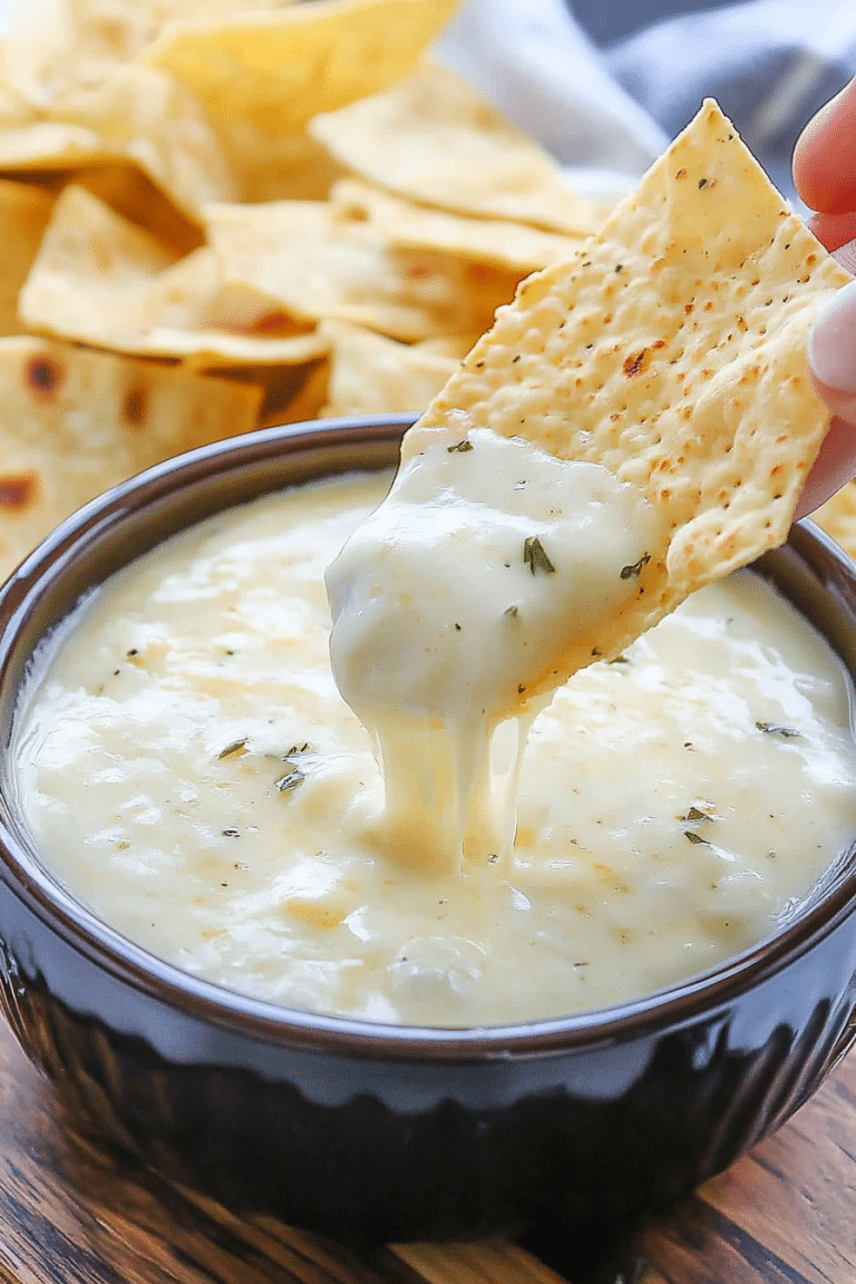 white cheese dip