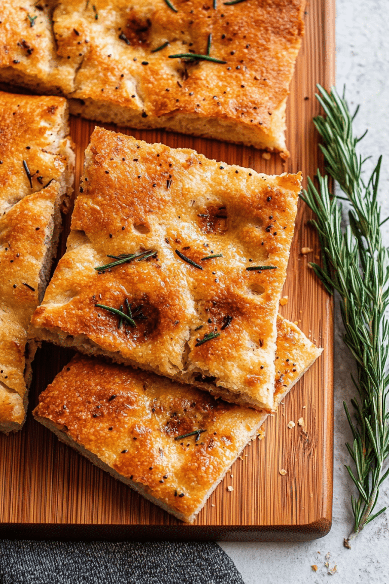 whole wheat focaccia