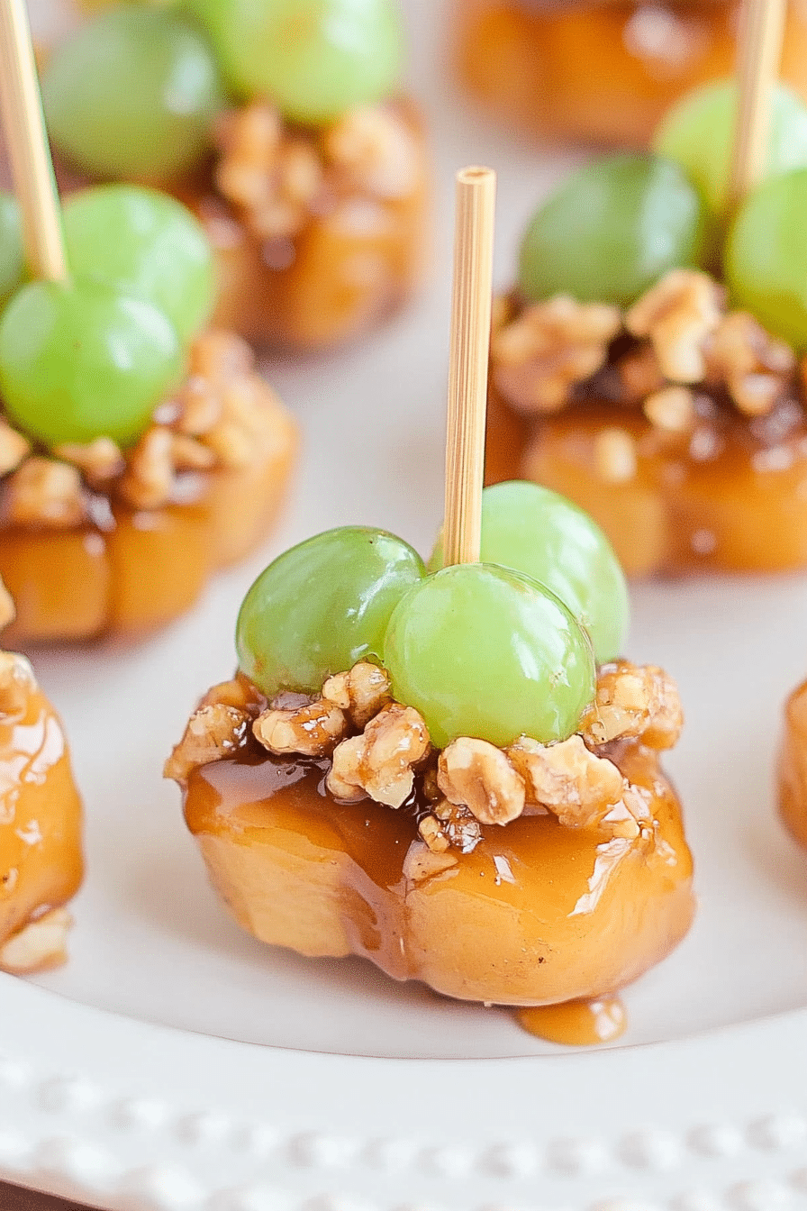 caramel apple grapes