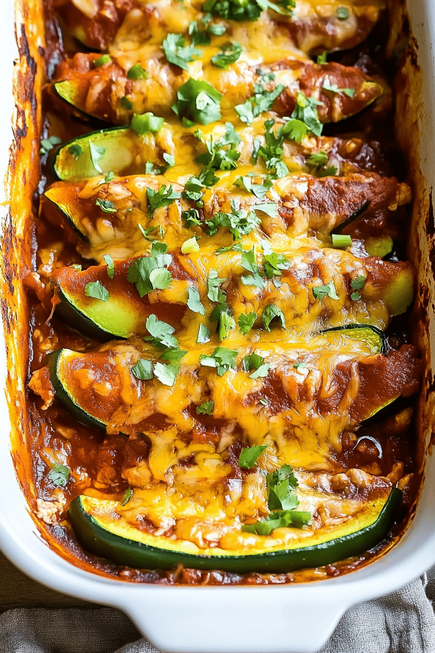chicken enchilada zucchini