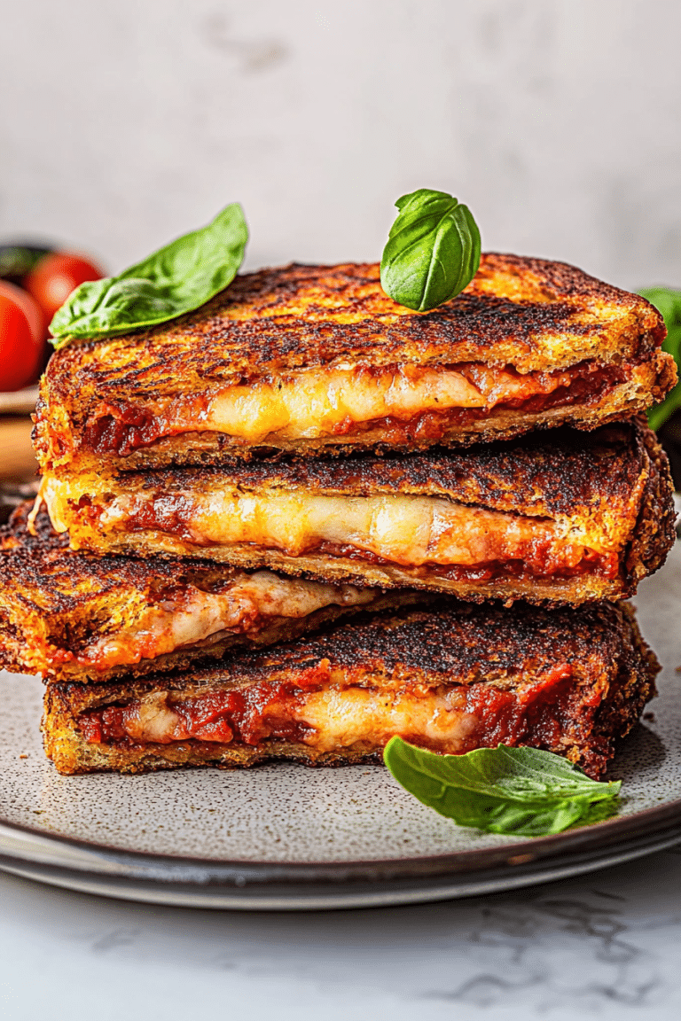 fried pizza sandwiches