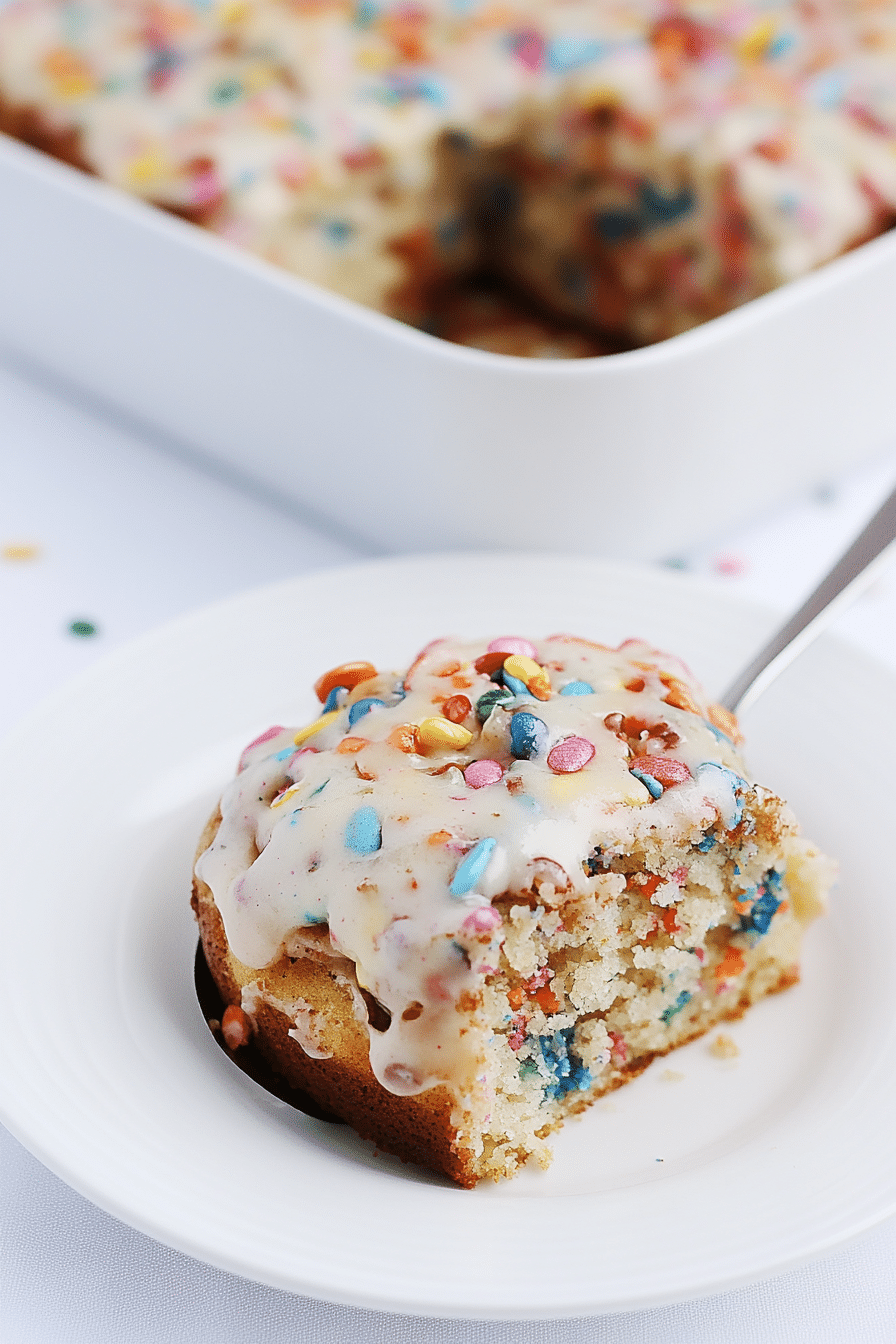 funfetti cake batter rolls