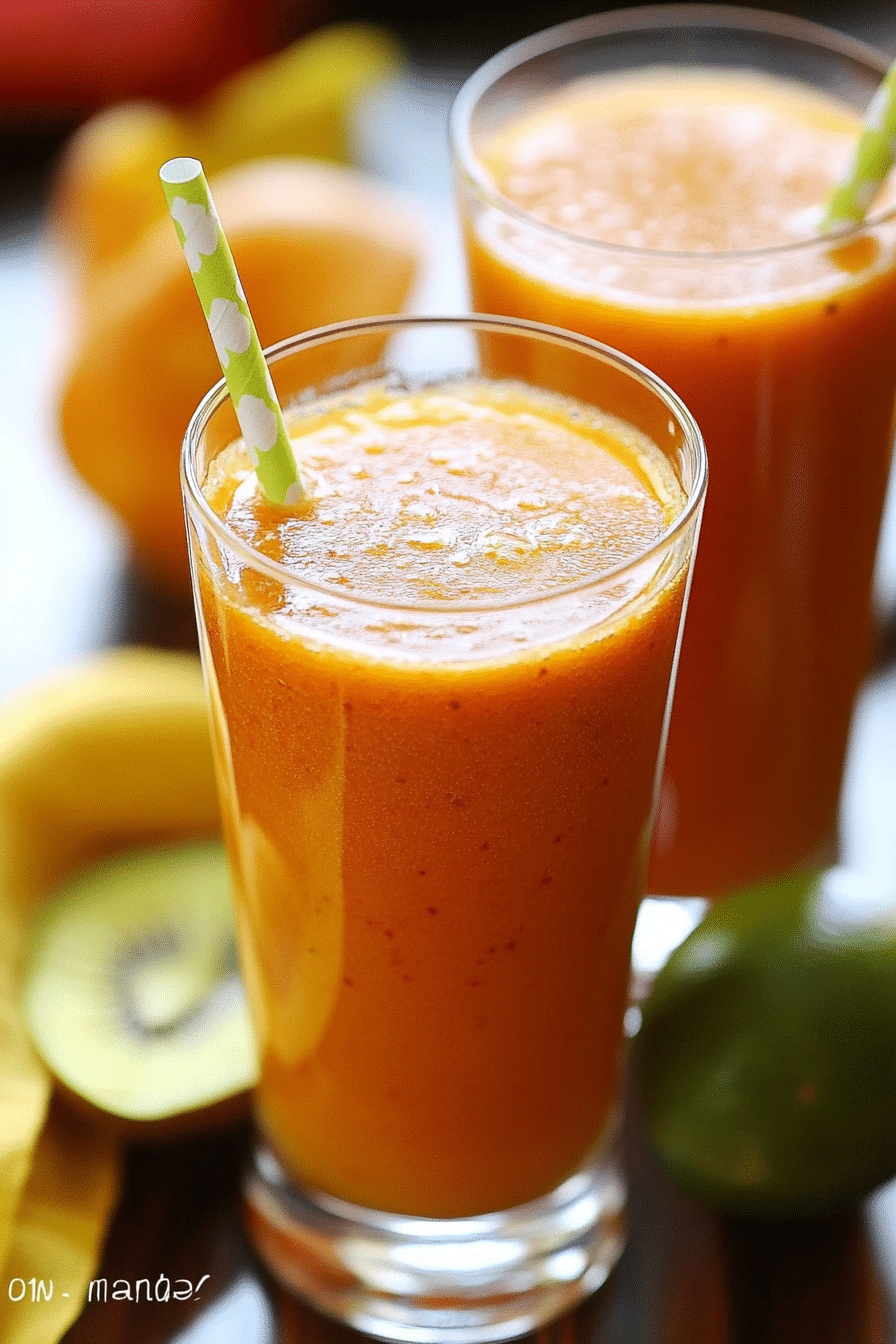 tropical fruit shake