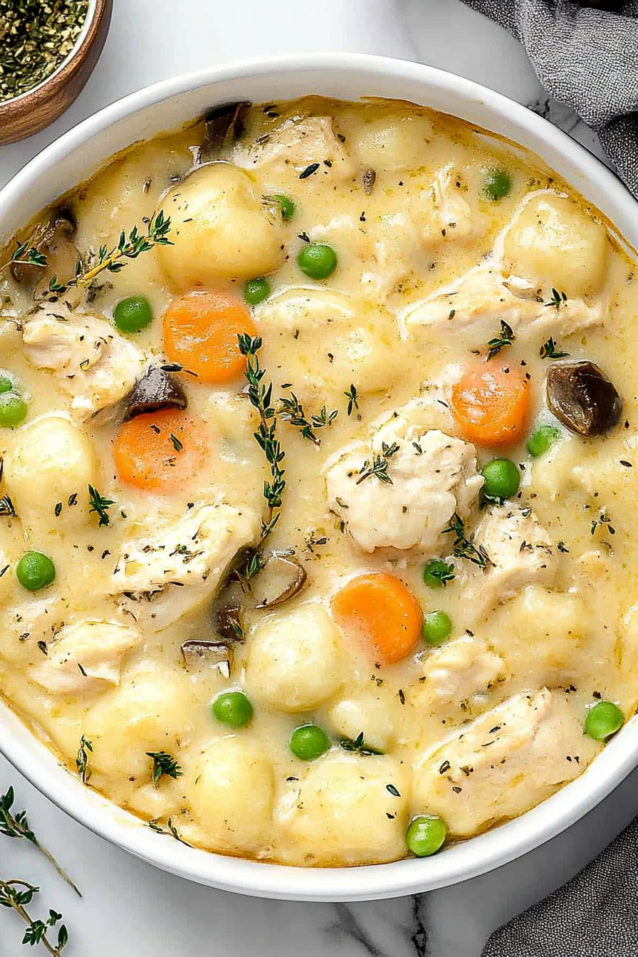 Chicken Gnocchi Pot Pie