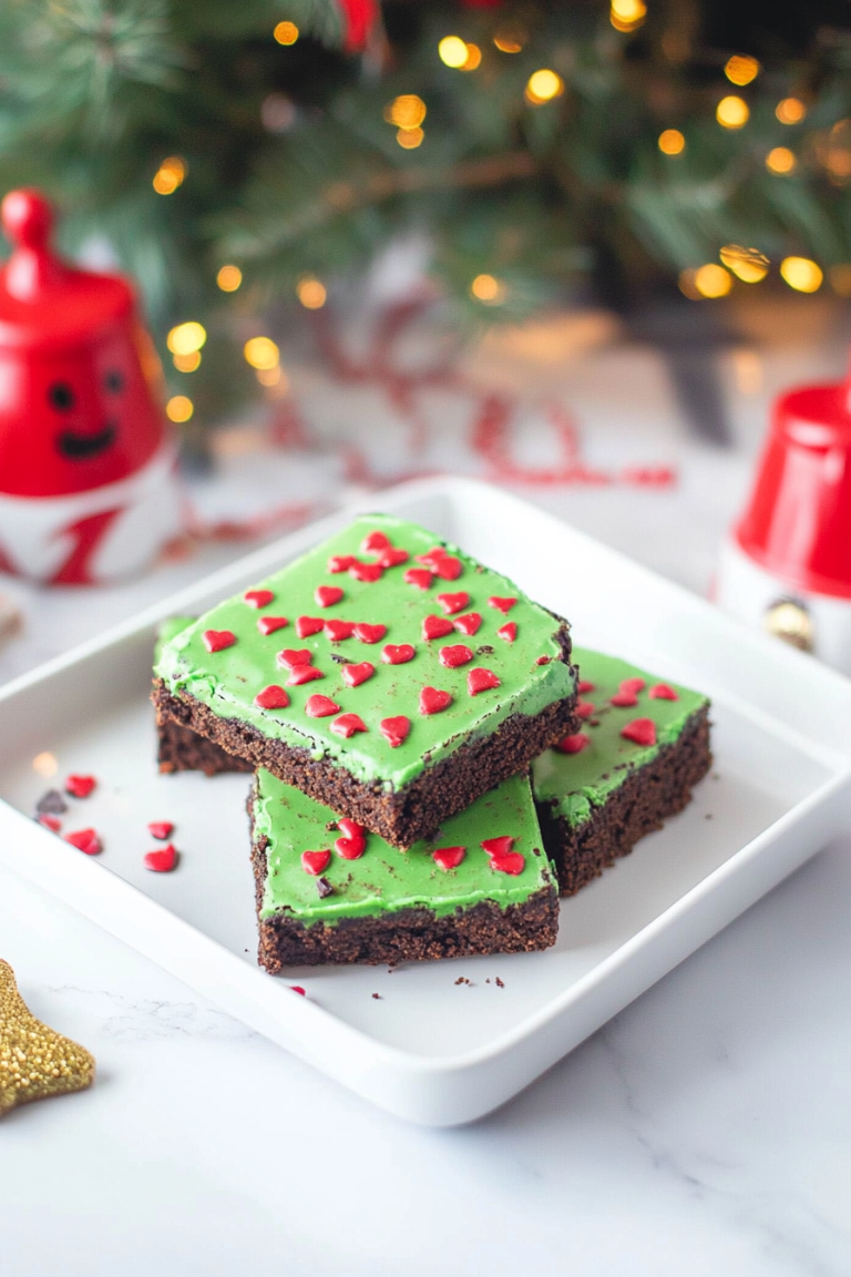 Grinch Brownies