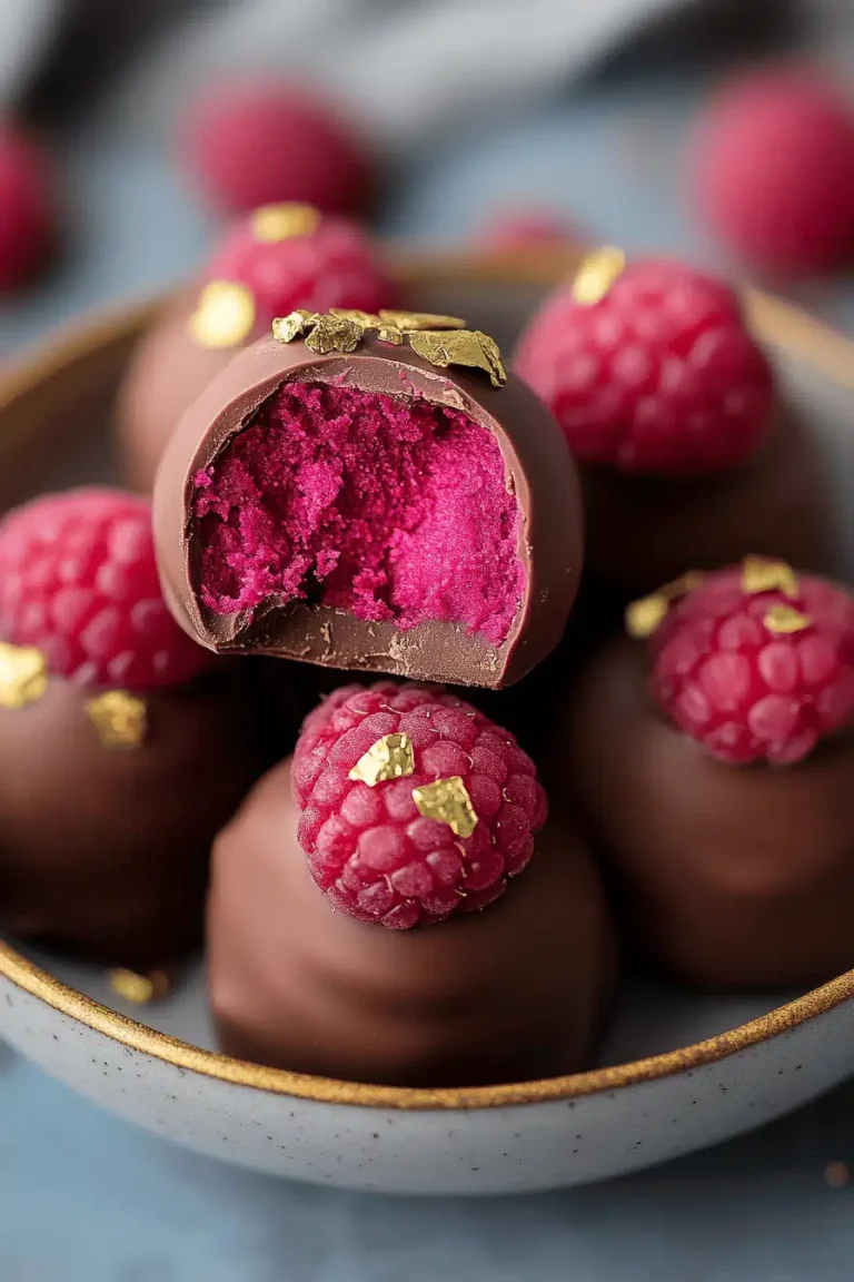 Chocolate Raspberry Truffles