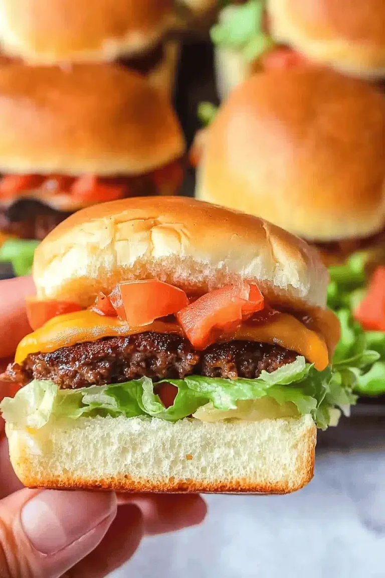 Cheeseburger sliders