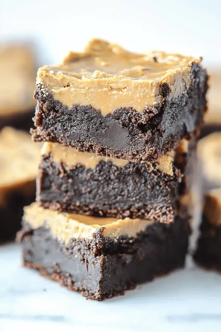 Peanut Butter Stuffed Brownies