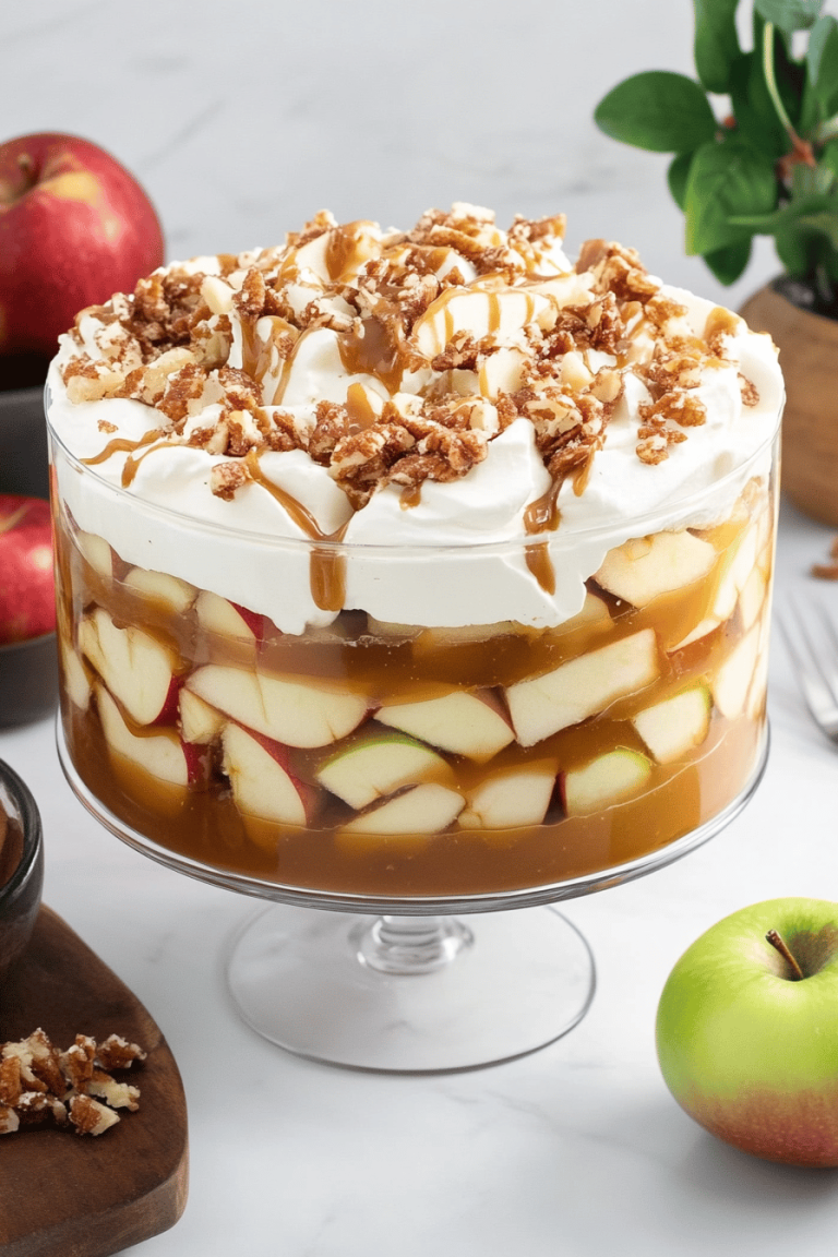 caramel apple pie