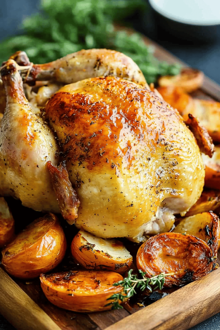 Garlic Herb Roasted Chicken