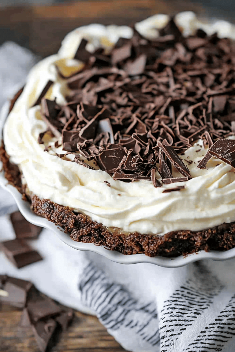 No-Bake Chocolate Pudding Pie