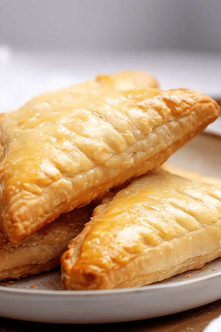 Limoncello ricotta puff pastry