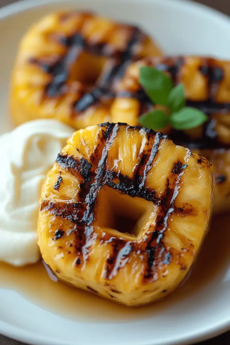 grilled pineapple