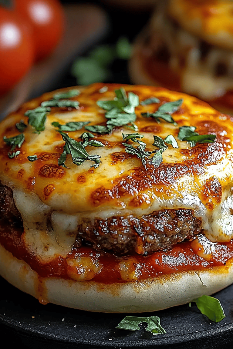 pizza burger recipe
