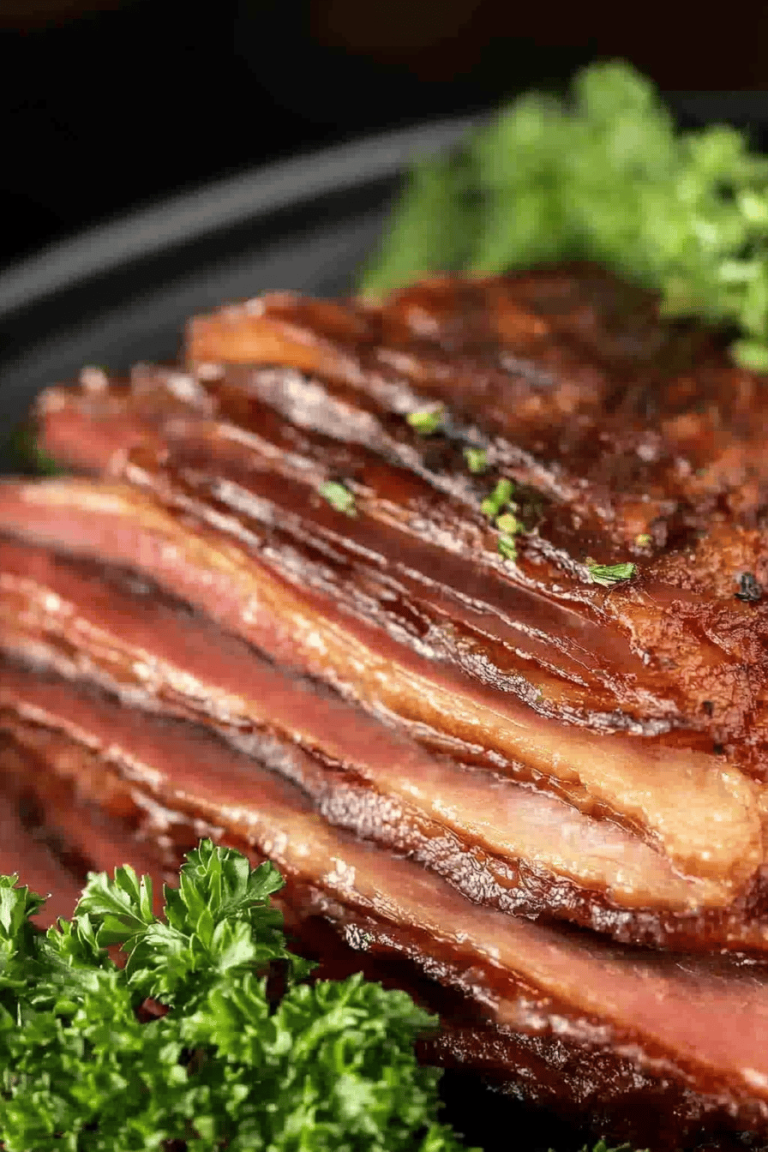 Crock Pot Brown Sugar Pineapple Ham