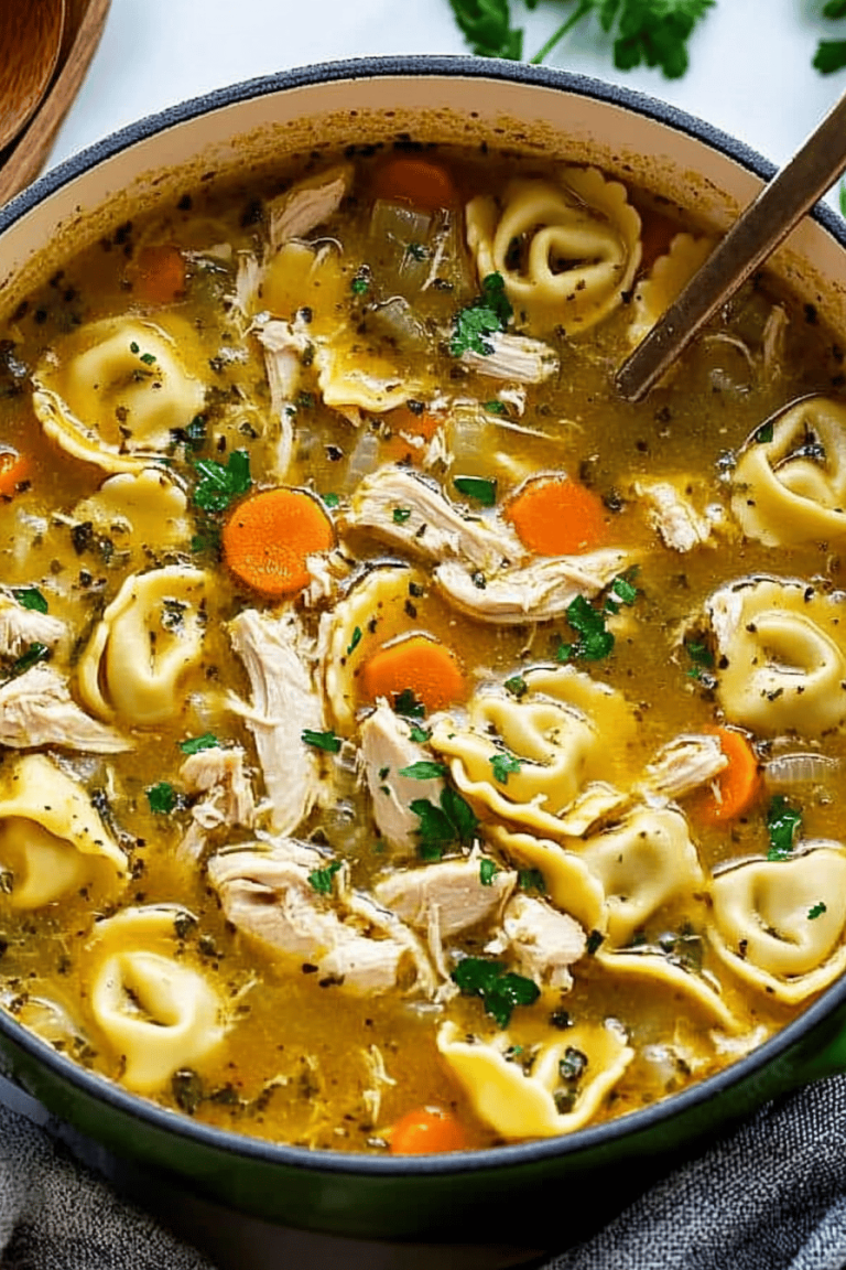 Chicken Tortellini Soup