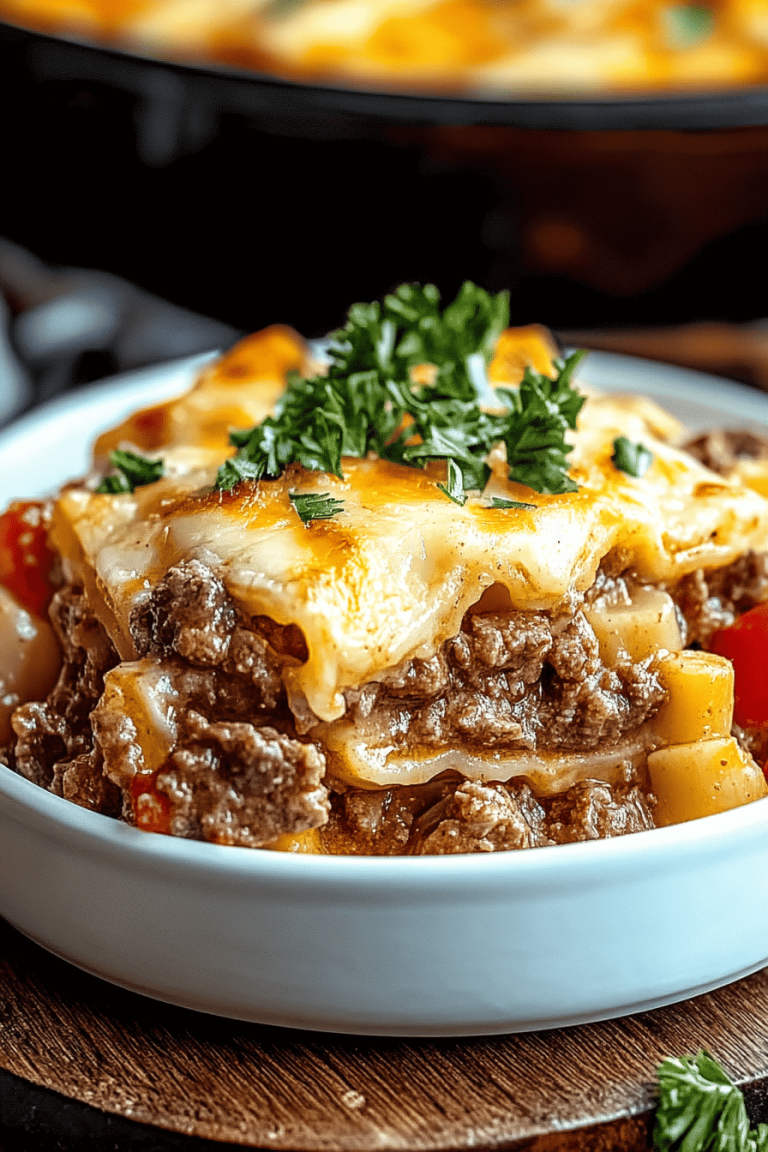 potato beef casserole
