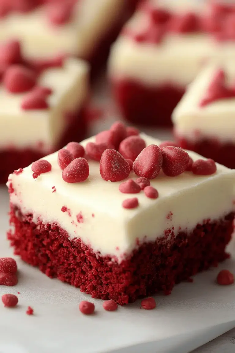 Red Velvet Fruit Pizza