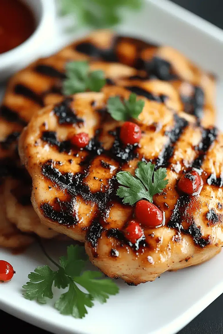 Sweet Chili Grilled Chicken