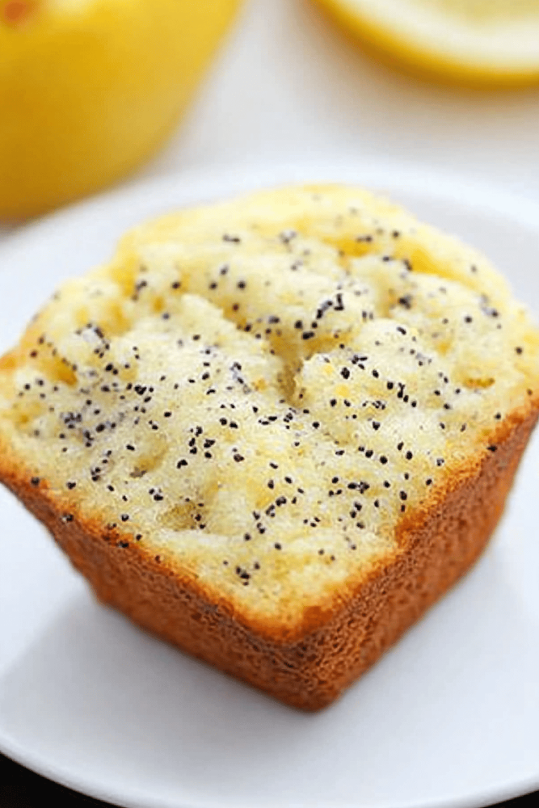 Lemon Poppy Seed Zucchini Muffins