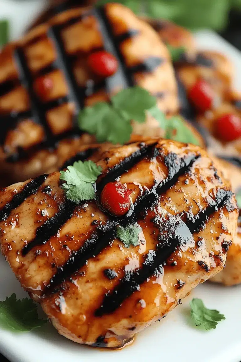 Sweet Chili Glazed Chicken Thighs