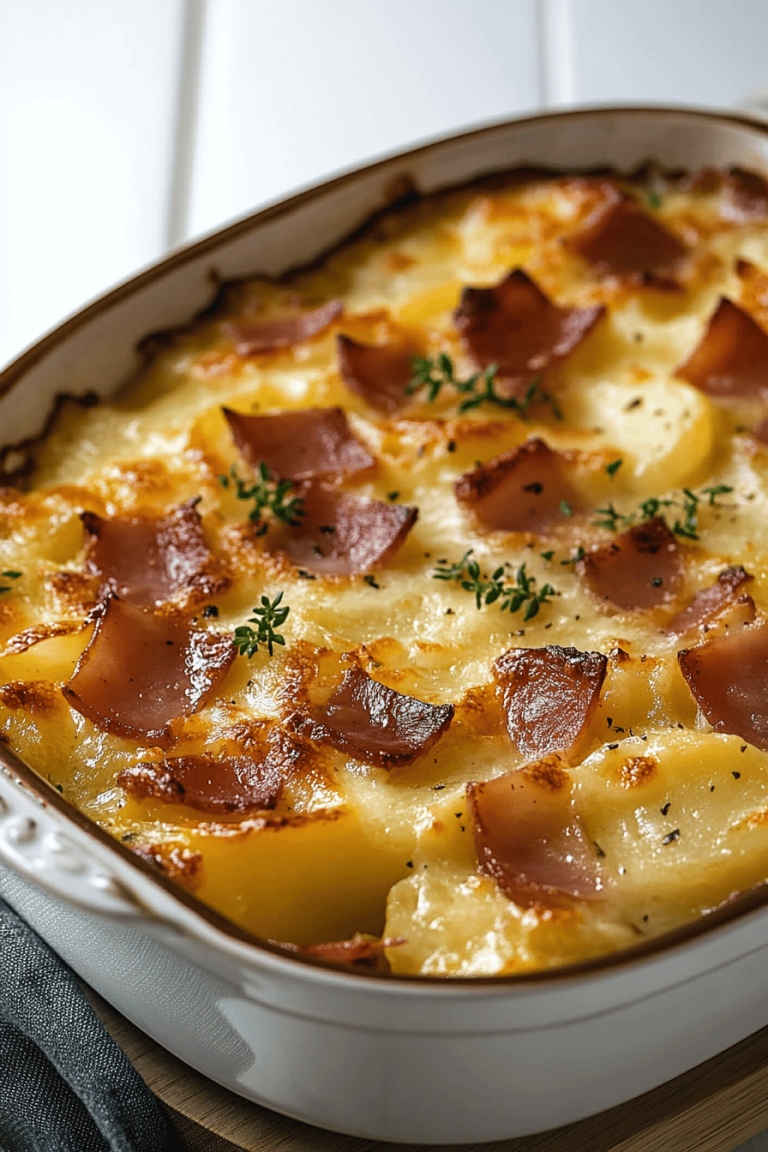Ham and Potato Au Gratin