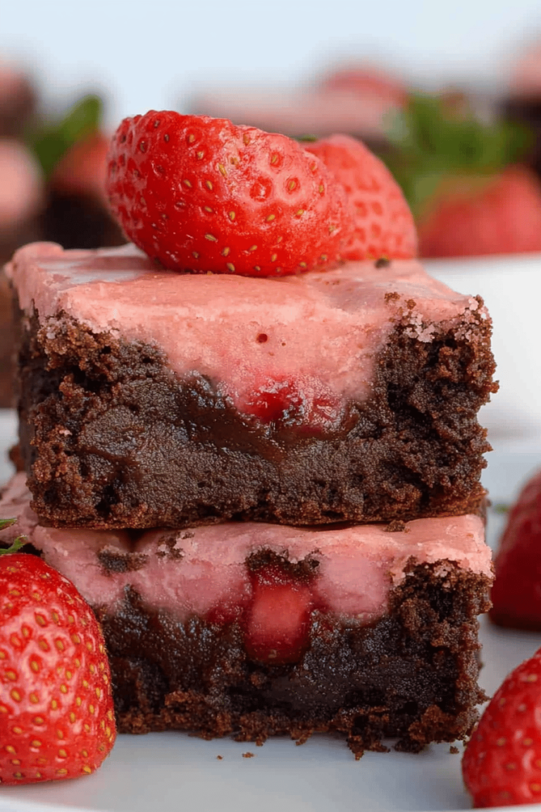 Raspberry Brownie Bites