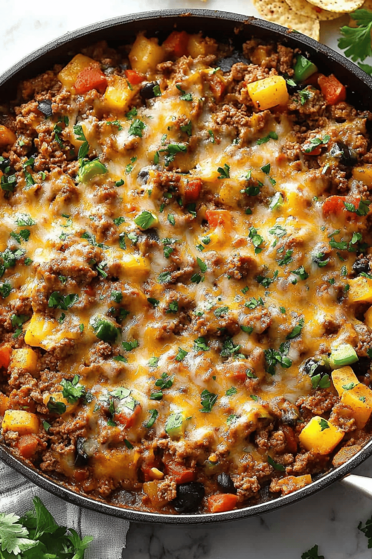 Sausage and Veggies Skillet – 30 Minute, One-Pan Meal