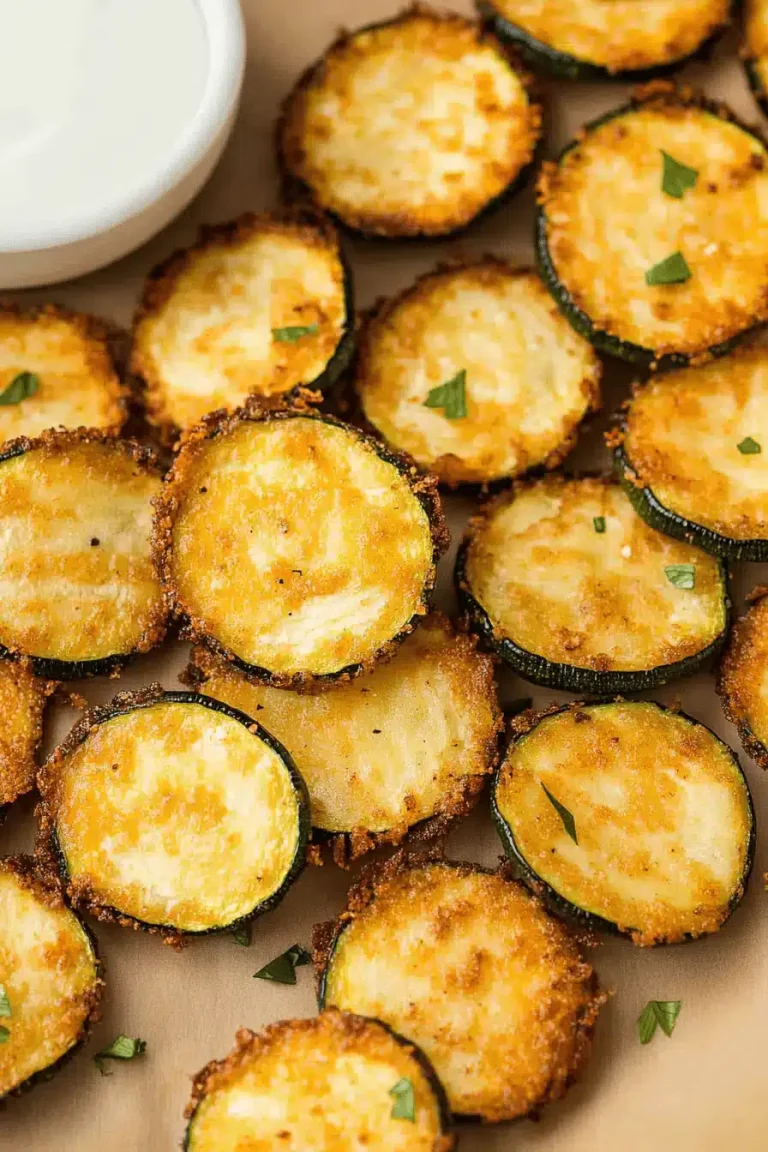 Crispy Baked Zucchini Chips (Healthy and Addictive Snack!)