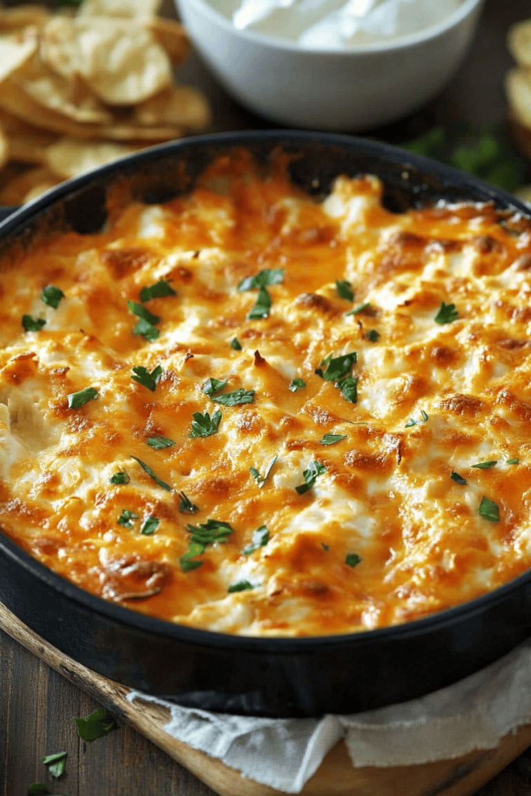 Crockpot Buffalo Chicken Dip