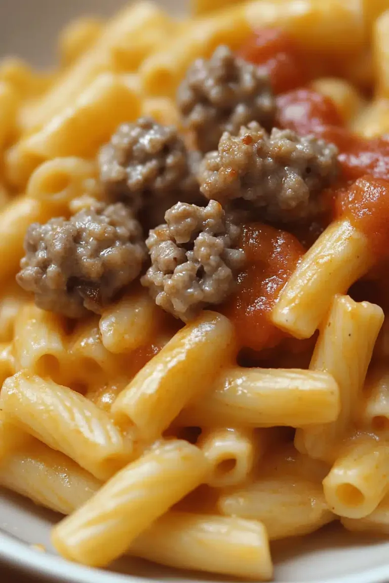 Bacon Cheeseburger Pasta