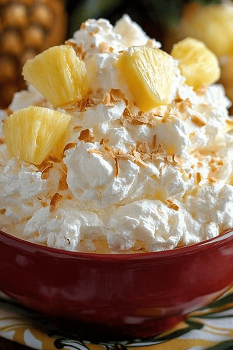 Hawaiian Pineapple Coconut Fluff