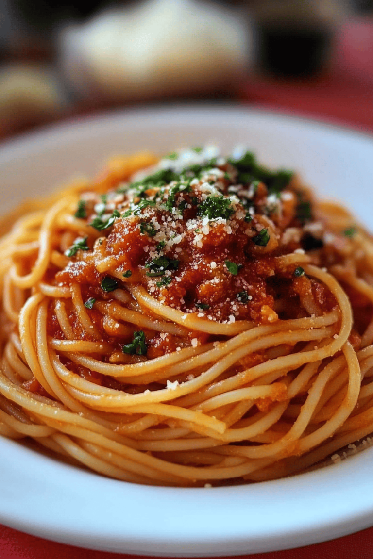 Easy Veggie Spaghetti Recipe