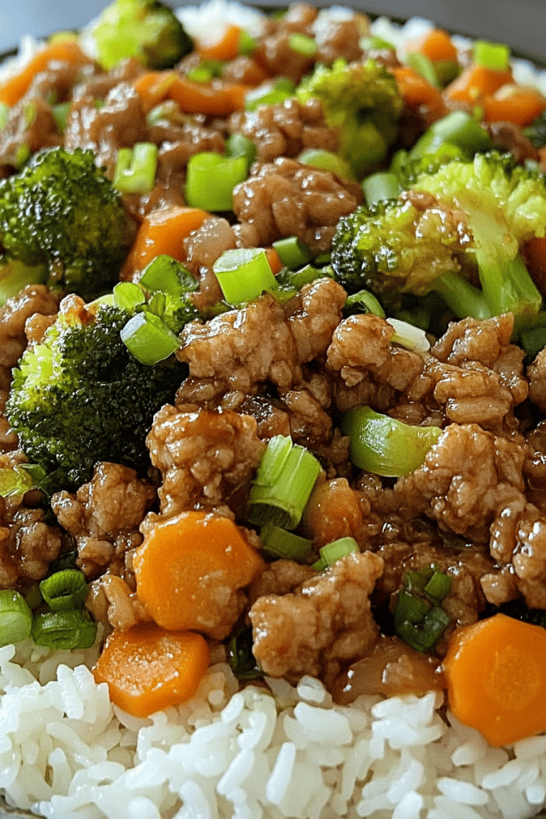 Teriyaki Turkey Rice Bowl