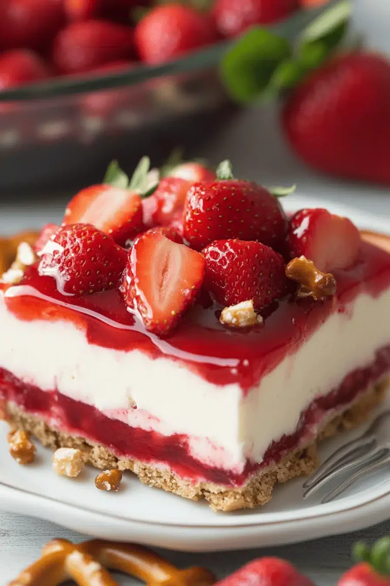 Strawberry Pretzel Salad