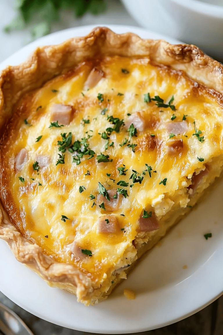 Bacon Cheddar Quiche – Barefeet in the Kitchen