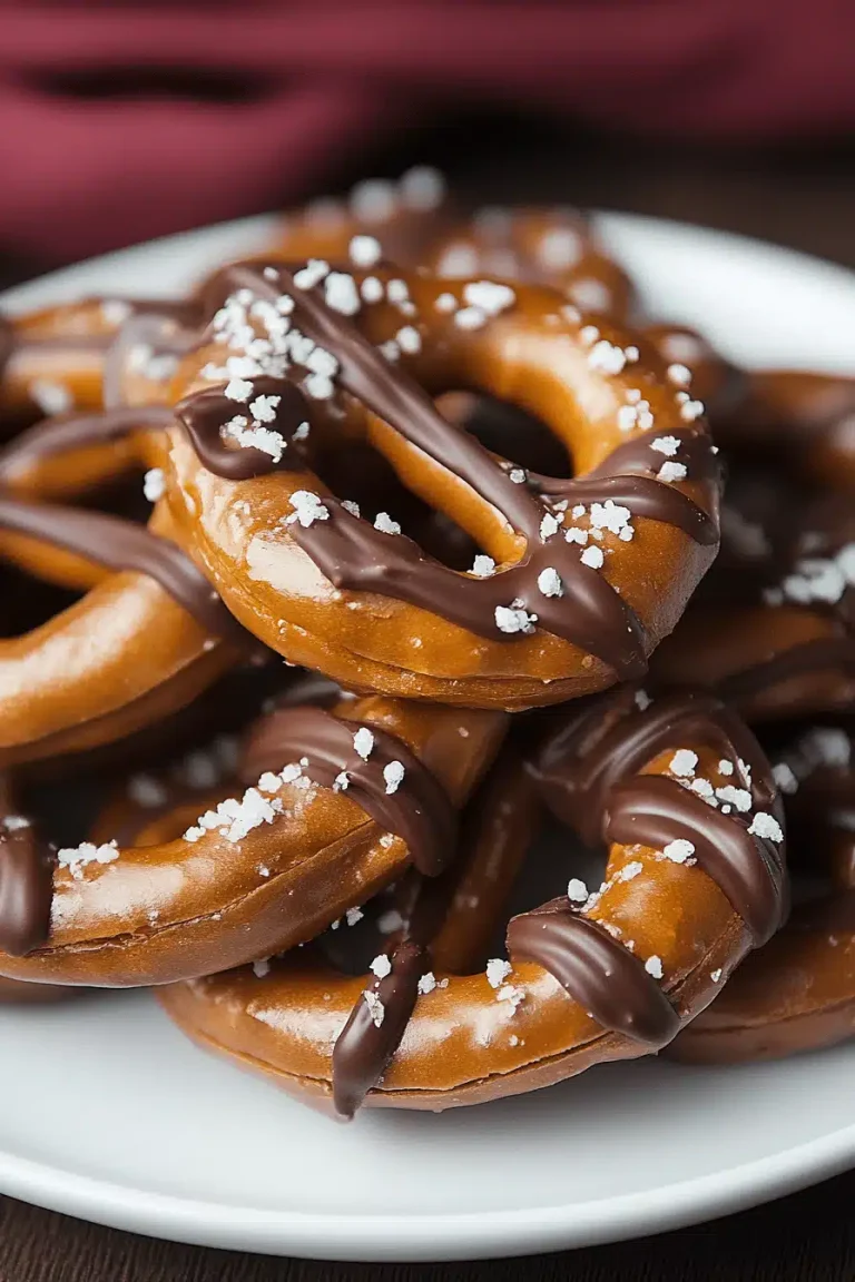 Salted Chocolate Caramel Pretzels