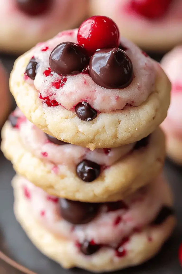 Chocolate Chip Shortbread Cookies