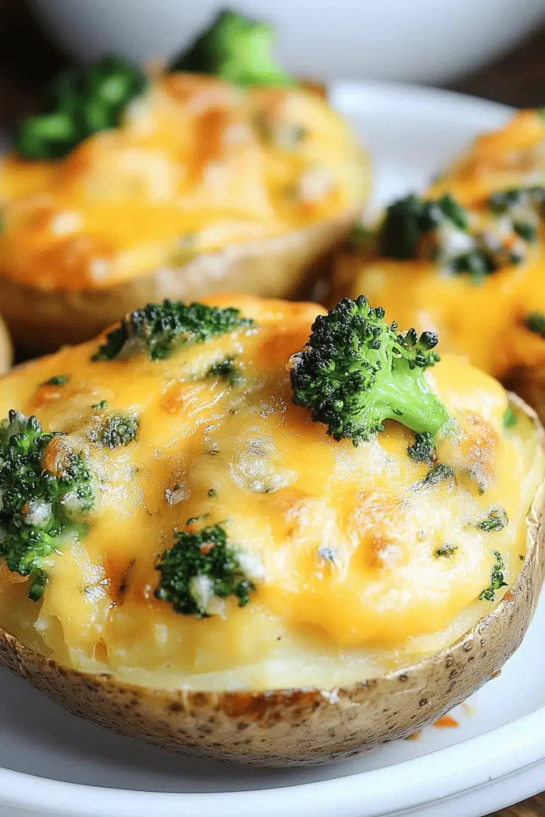 Bacon Cheddar Twice Baked Potatoes