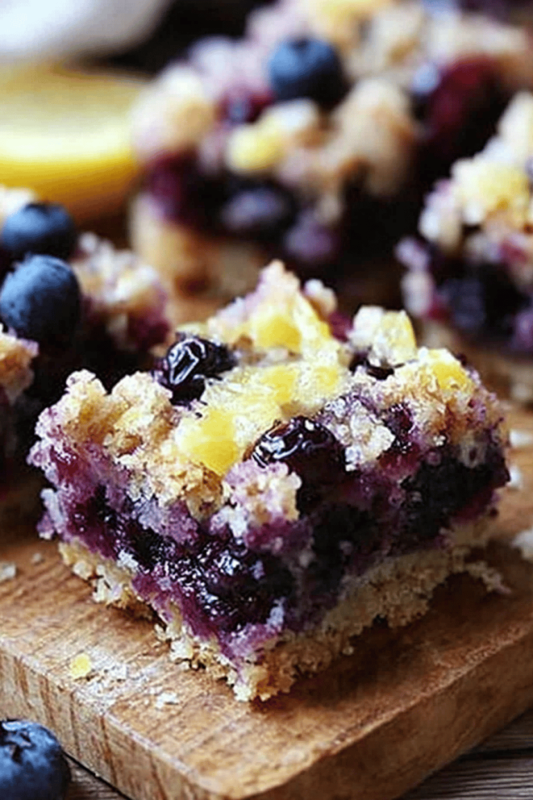 Lemon Blueberry Sheet Cake