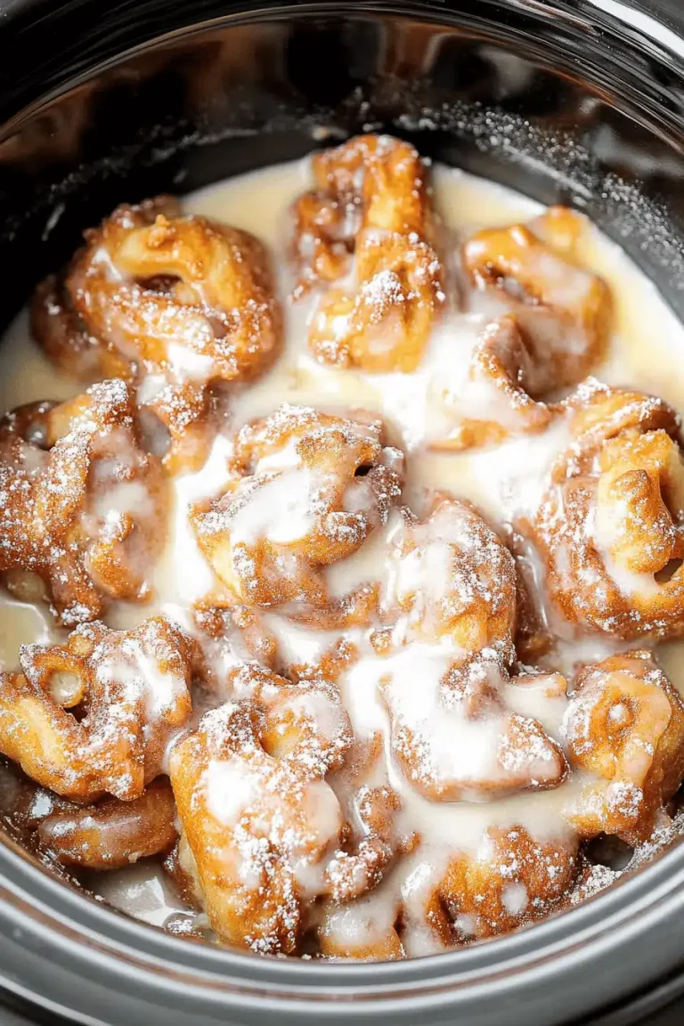 Crock Pot Cinnamon Roll Casserole