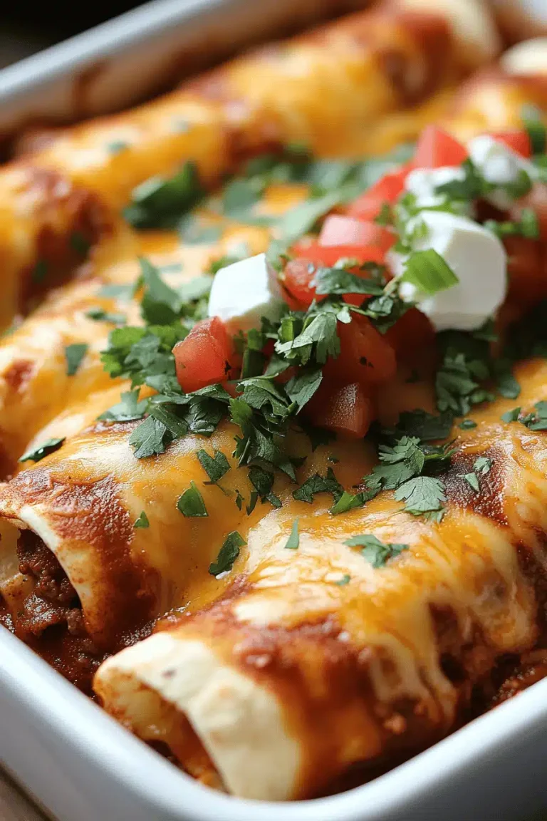 Ground Beef Enchiladas