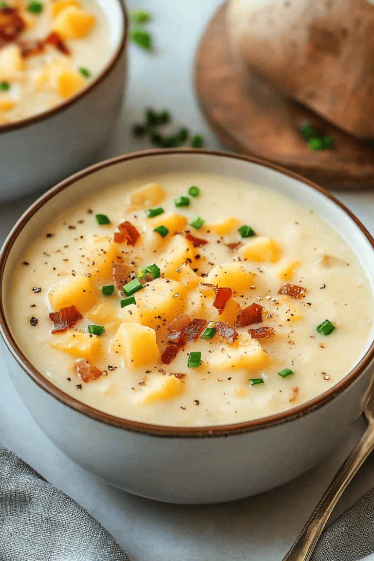 Creamy Potato Soup with Bacon