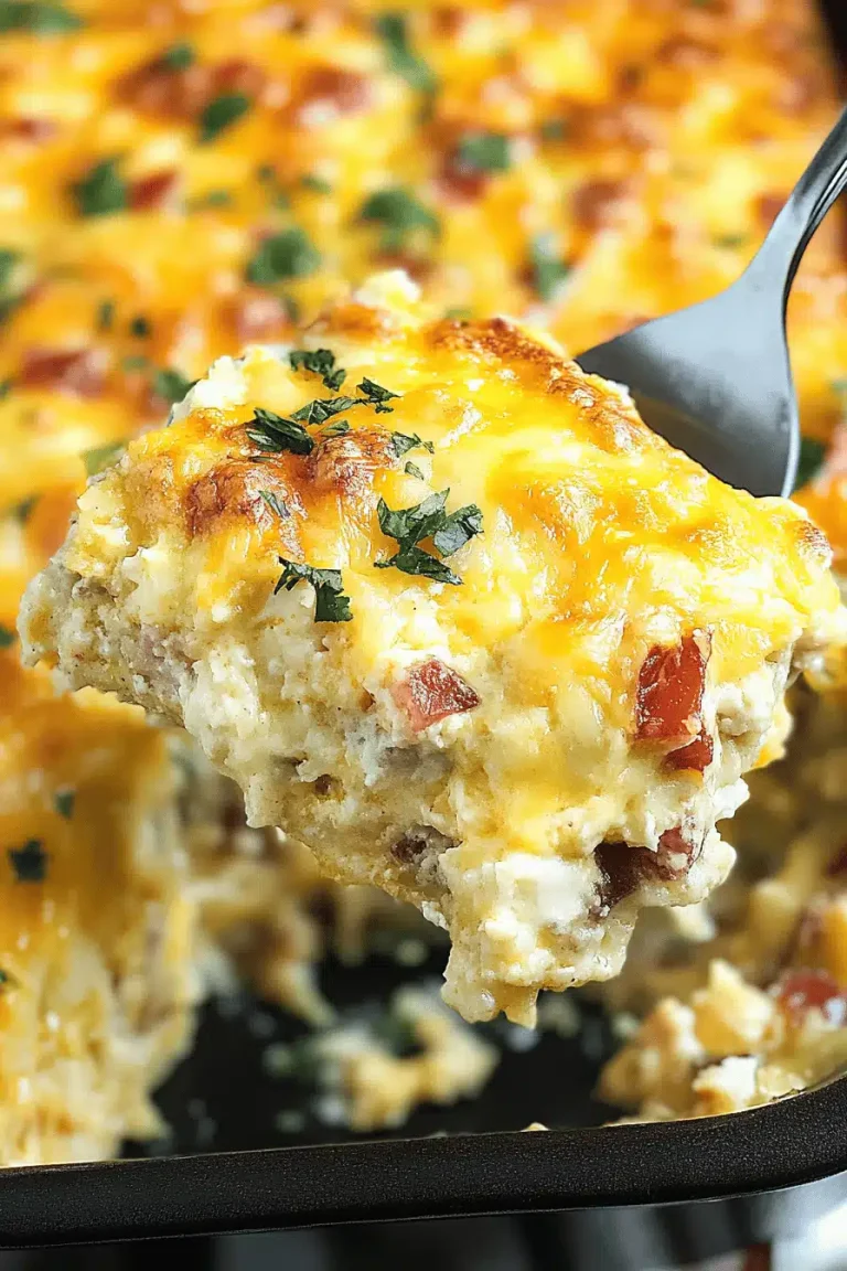 Breakfast Casserole with Biscuits