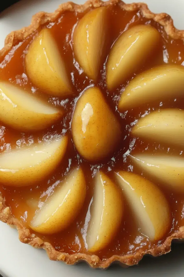 Maple Pear Tarte Tatin