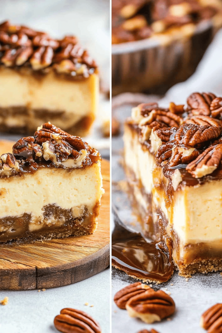Pecan Praline Cheesecake